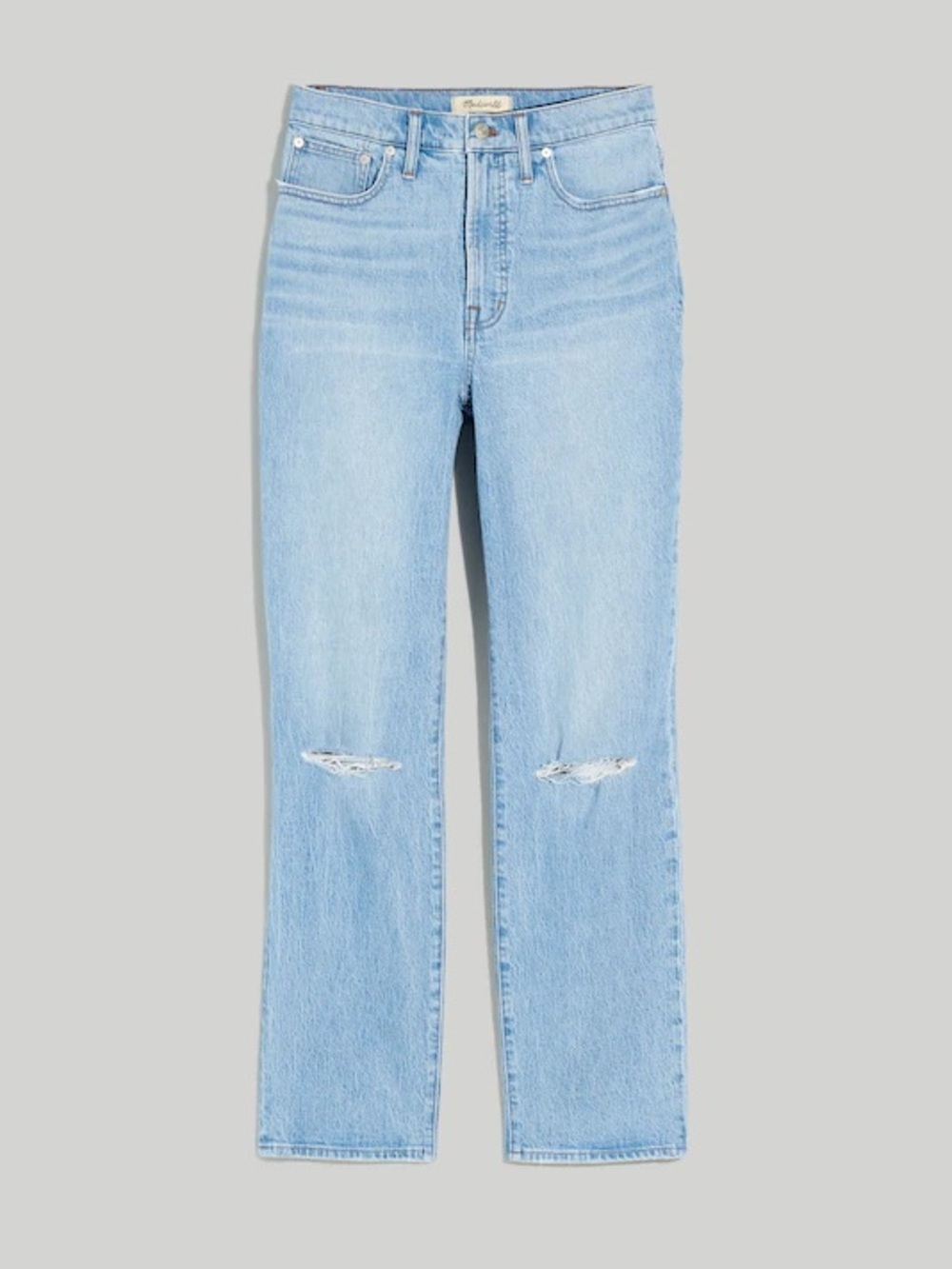 Madewell The Petite Perfect Vintage Straight Jean in Westanna Wash